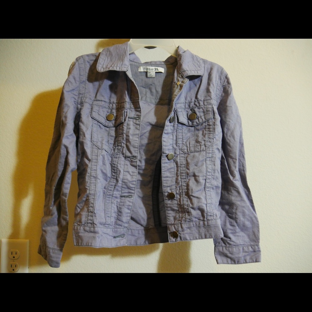 Gray/ button up